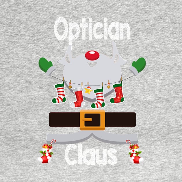 Optician Claus Santa Christmas Costume Pajama by johnbbmerch